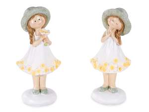 wholesale resin decoration girl braids
