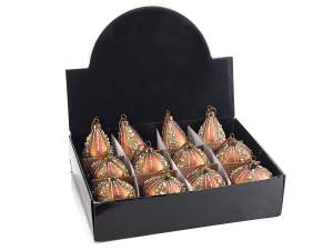 Wholesale Christmas balls glass gems glitter