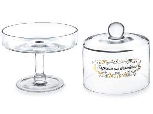 wholesale glass cake stands