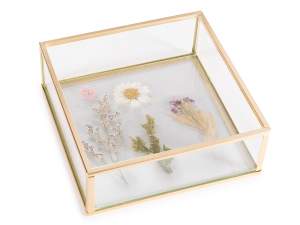 wholesale empty pockets glass object holder