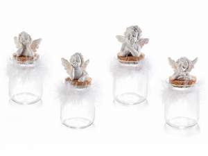 wholesale Glass jars angels