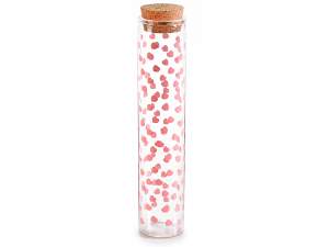 wholesaler test tubes red hearts confetti holder