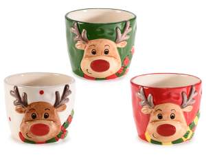 Christmas reindeer vase wholesale