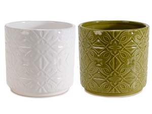 wholesaler vases with geometric decorations