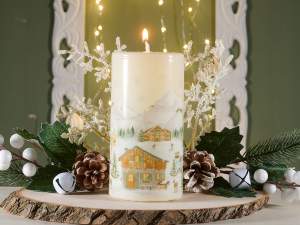 wholesaler christmas village candles