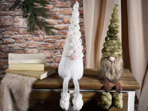 gnome de Noël aux longues jambes en gros