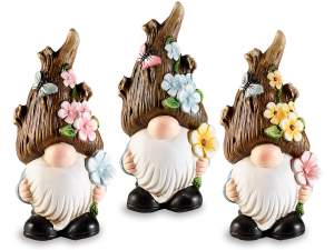 grossiste gnome jardin fleurs printemps