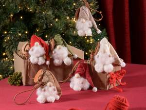 wholesale christmas gnome keychain