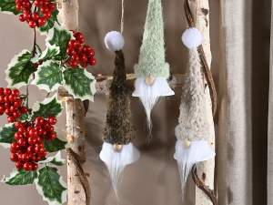 Cloche en métal pour gnome de Noël en gros