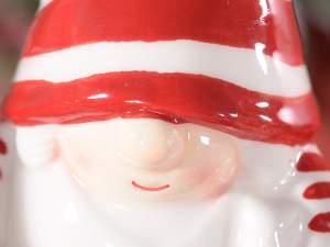 Ingrosso gnomo natale ceramica colorata
