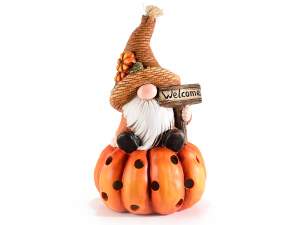 ingrosso gnomo welcome autunno decoro