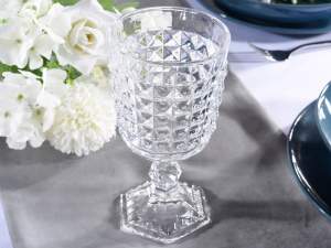 verre gobelet en gros verre travaillé