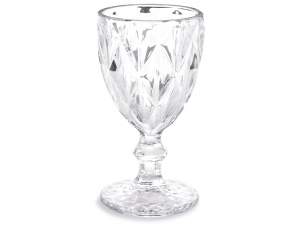 wholesale transparent glass goblet