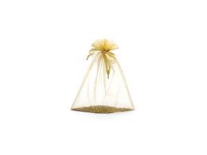 Gold organza bags