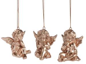 wholesale gold angels christmas decoration