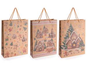 sac en papier kraft pour pain d'épices en gros