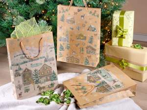 enveloppes de village de Noël en gros