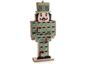 Wholesale wooden nutcracker advent calendar