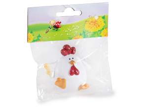 Vente en gros décoration de poule en résine de Pâq