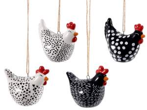 vente en gros poules décoratives à accrocher