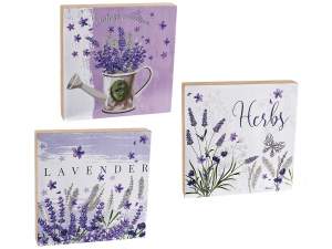 Quadretto decorativo in legno da appoggiare/appendere