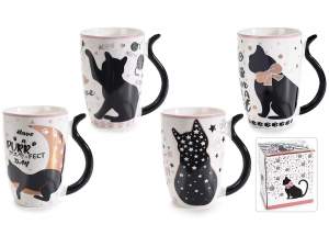 Tazza porcellana con manico a codina in scatola regalo