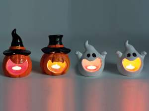 Grossista zucche halloween porta candela