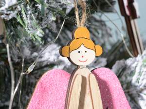 Grossiste ange de Noël avec décorations scintillan