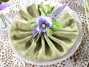 Grossiste bouquet lavande anemone
