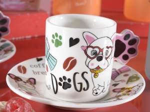 Grossiste de tasses en porcelaine pour chiens