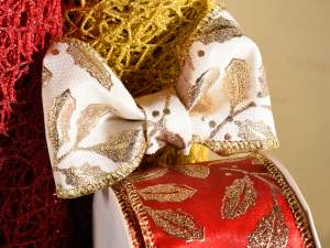 Grossiste rubans et décorations pailletées de Noël