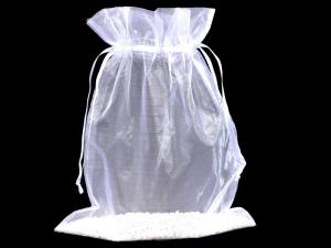 Grossistes de sacs en organza blanc