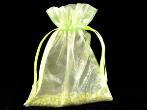 Grossistes de sacs en organza vert