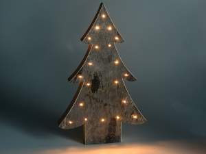 Grossisti albero Natale legno luminoso