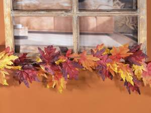 guirlande de guirlandes de feuilles d'automne