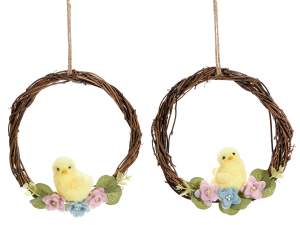 Guirlandes de Pâques en gros, en bois, en tissu