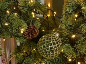 Vente en gros de 1000 fils lumineux blanc chaud