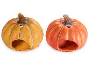 Wholesale Halloween Pumpkin Candle Holder