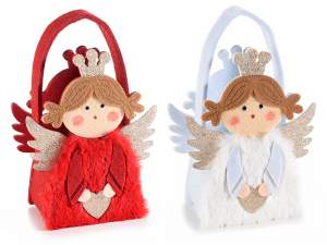 wholesale christmas angel cloth bag