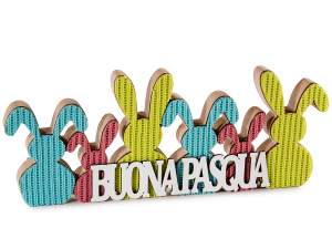 wholesale happy easter wooden decoration rabbits