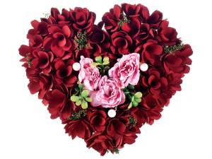 Wholesale rose heart garland