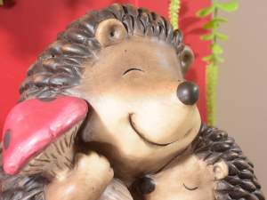 wholesaler decoration hedgehog mushroom