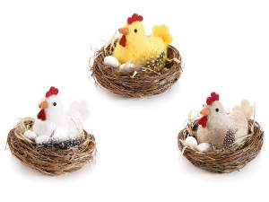 Wholesale Easter nest hen