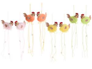 Wholesalers decorations easter hens hang