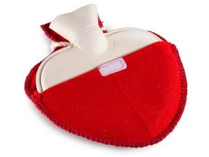wholesale hot water bottles with embroidered heart