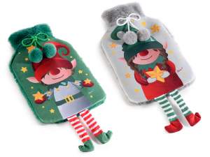 wholesale hot water bottle christmas elf
