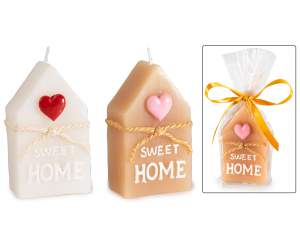 Wholesaler candle house heart relief