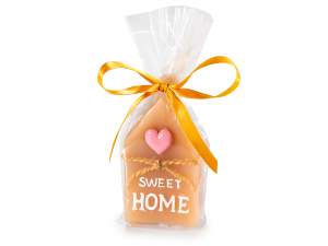 Wholesaler candle house heart relief