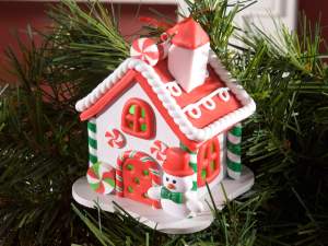 Christmas house resin paste wholesaler