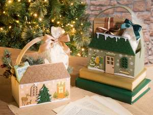 wholesale cloth bag christmas house